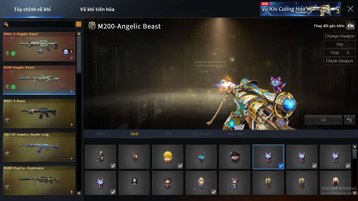shop acc cf uy tin gia re